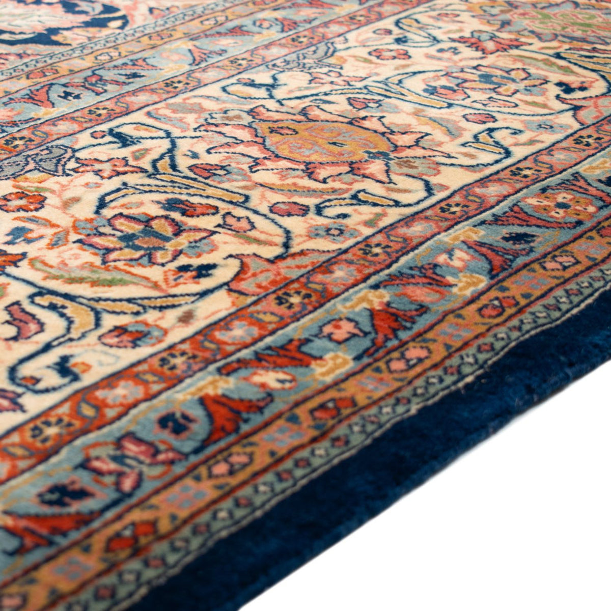 Alfombra persa - Clásica - 430 x 348 cm - azul oscuro