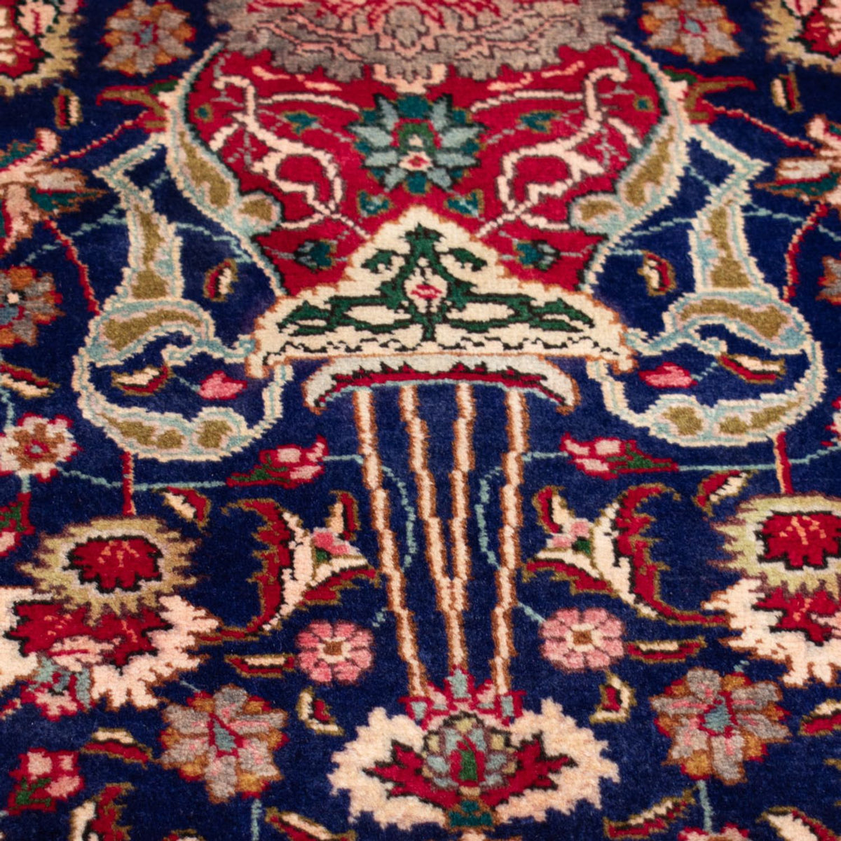 Alfombra persa - Tabriz - 440 x 354 cm - azul oscuro