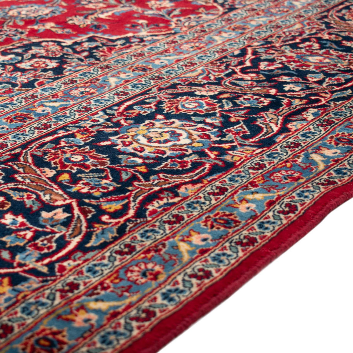 Alfombra persa - Keshan - 525 x 302 cm - rojo