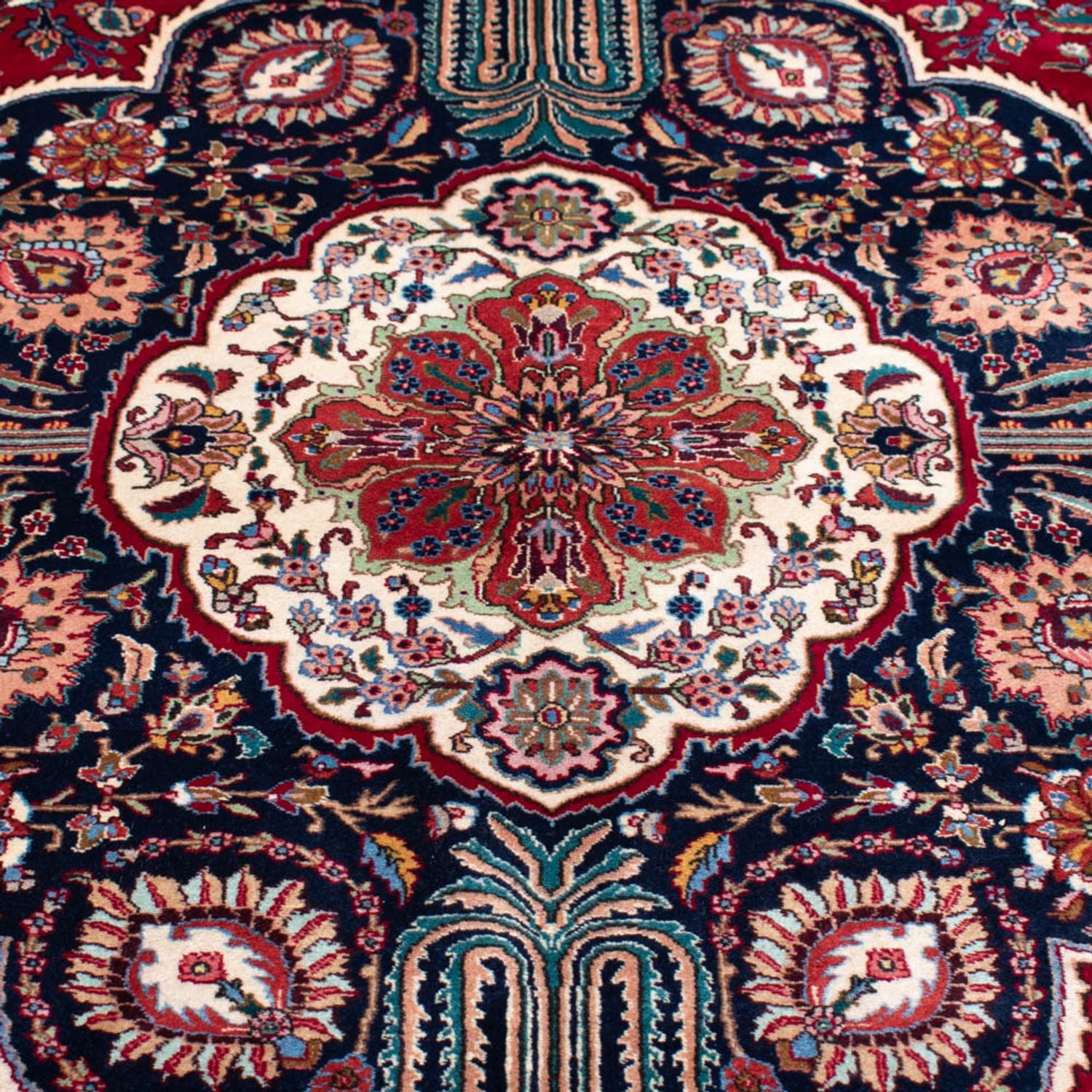 Alfombra persa - Tabriz - 525 x 350 cm - rojo