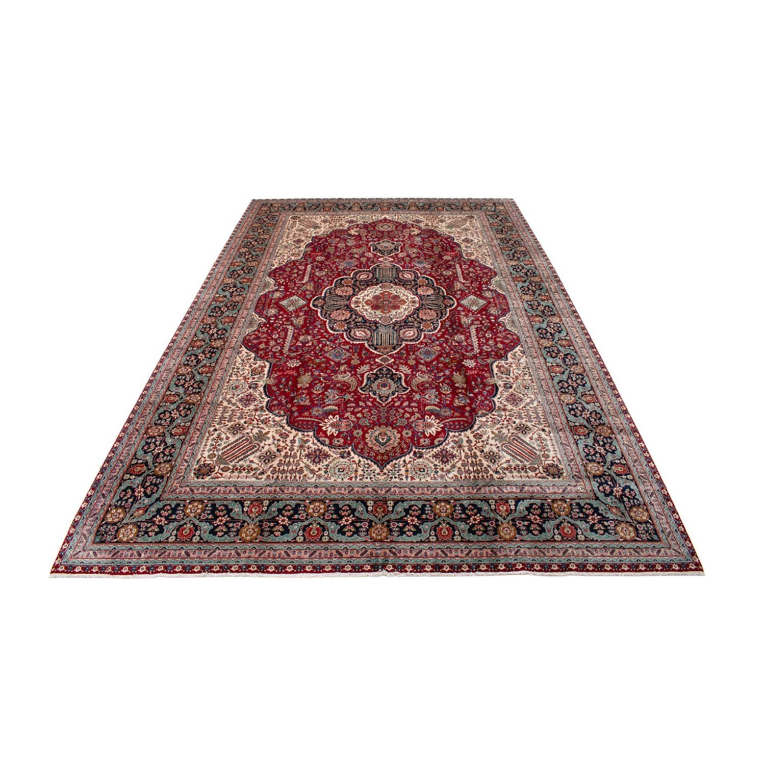 Alfombra persa - Tabriz - 525 x 350 cm - rojo