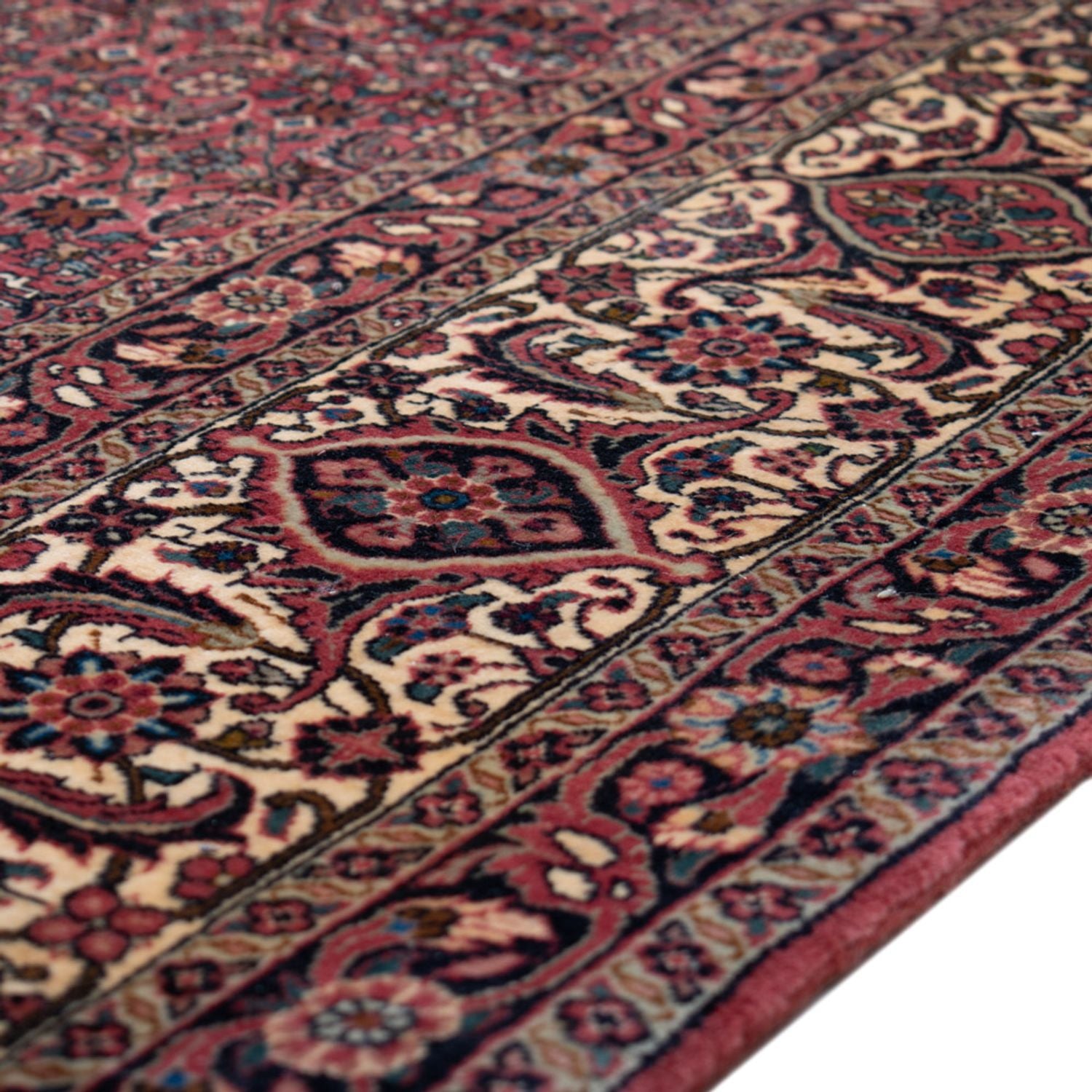 Alfombra persa - Bidjar - 482 x 256 cm - marrón