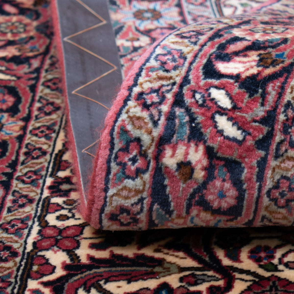 Alfombra persa - Bidjar - 482 x 256 cm - marrón