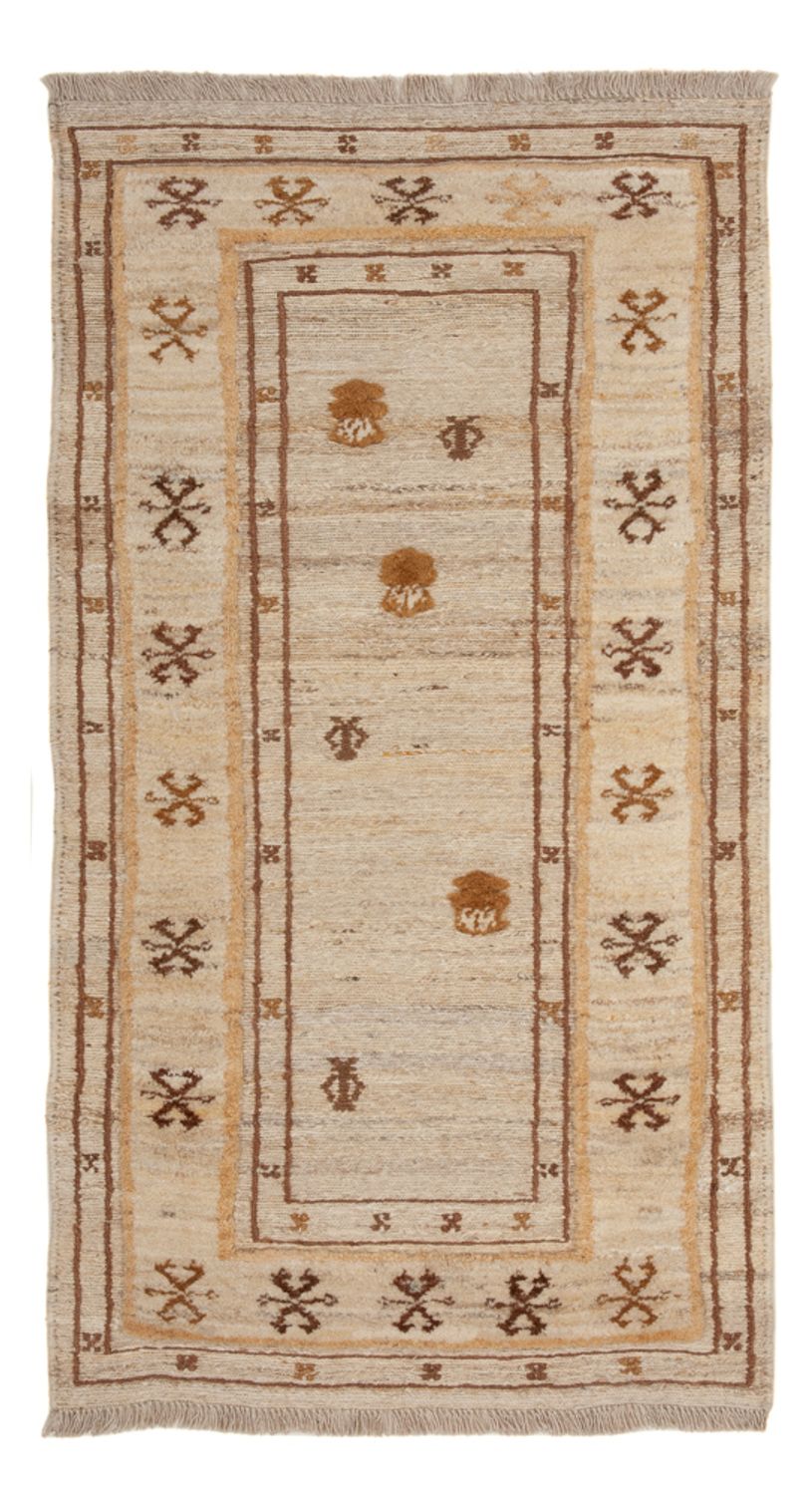 Alfombra Gabbeh - Persa - 142 x 73 cm - beige