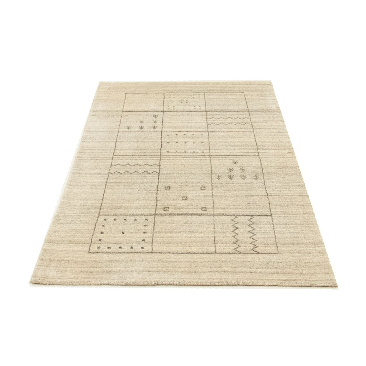Alfombra Vintage - 160 x 90 cm - beige
