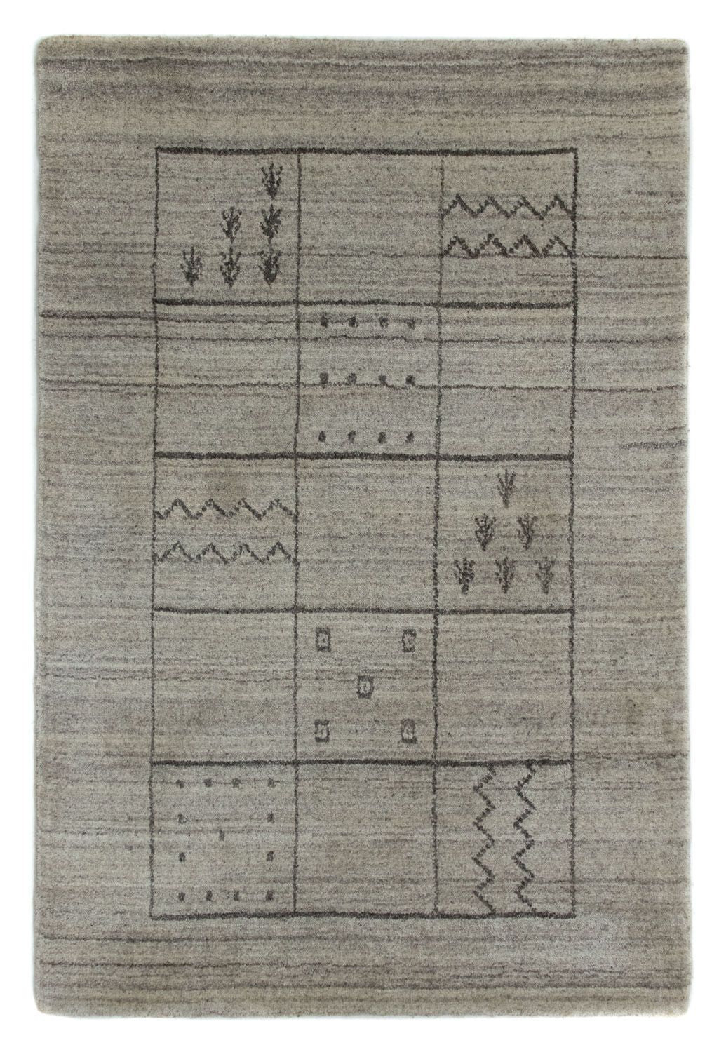Alfombra Vintage - 90 x 60 cm - plata
