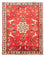 Alfombra persa - Nómada - 162 x 120 cm - rojo oscuro