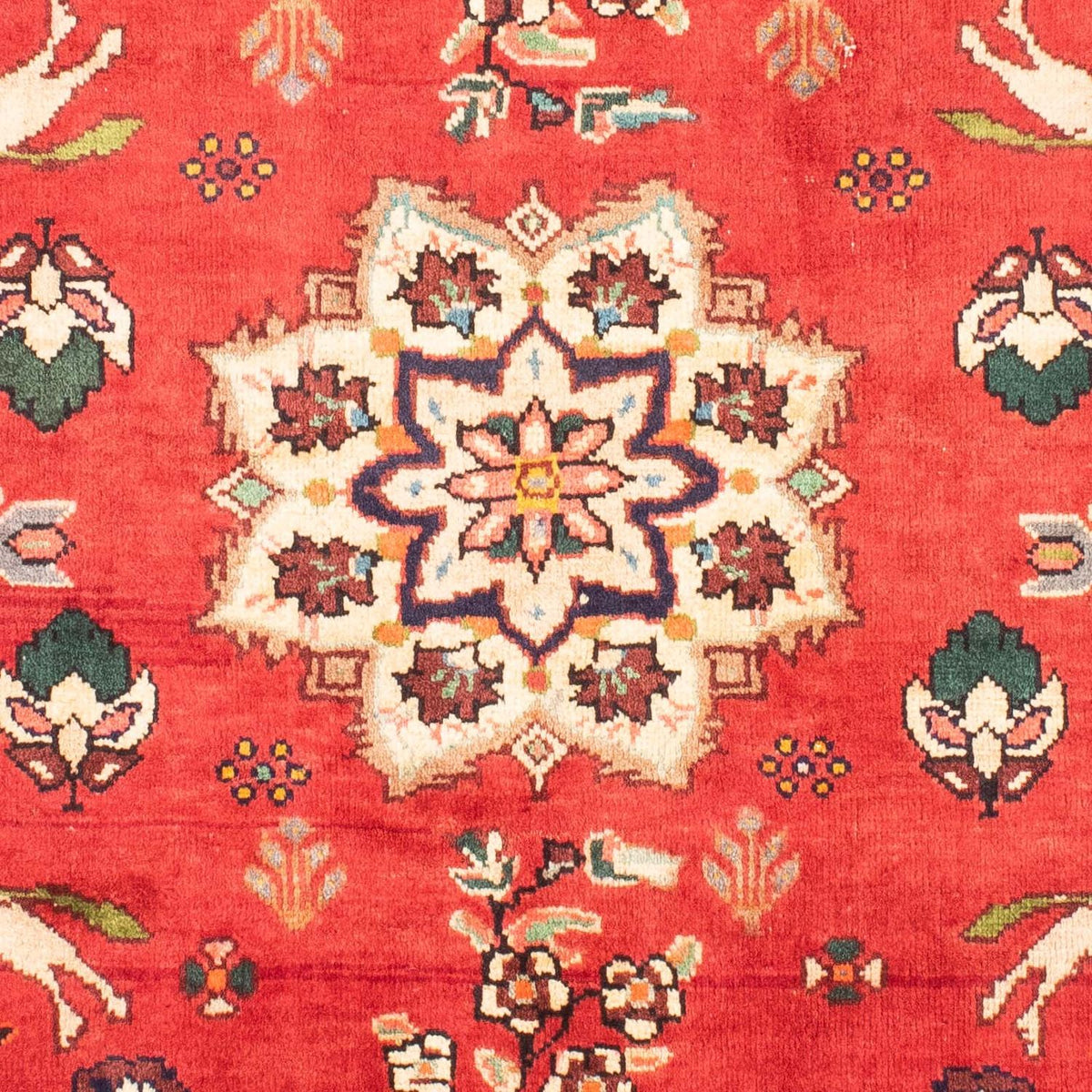 Alfombra persa - Nómada - 162 x 120 cm - rojo oscuro