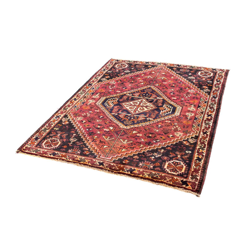 Alfombra persa - Nómada - 160 x 125 cm - rojo oscuro