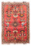 Alfombra persa - Nómada - 168 x 112 cm - rojo oscuro