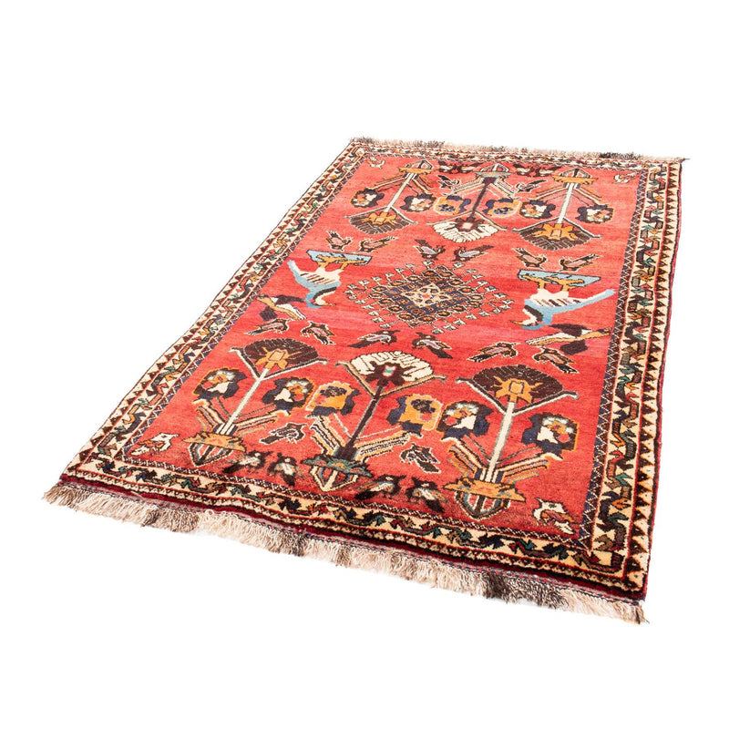 Alfombra persa - Nómada - 168 x 112 cm - rojo oscuro