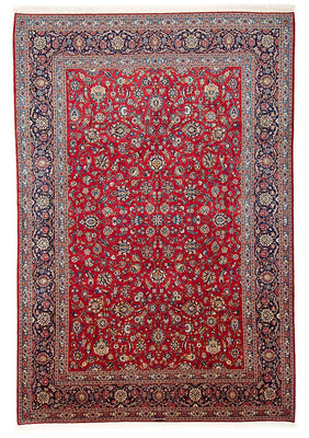 Alfombra persa - Keshan - 432 x 325 cm - rojo
