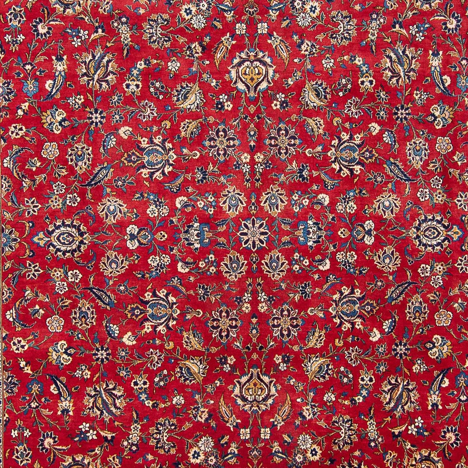 Alfombra persa - Keshan - 432 x 325 cm - rojo