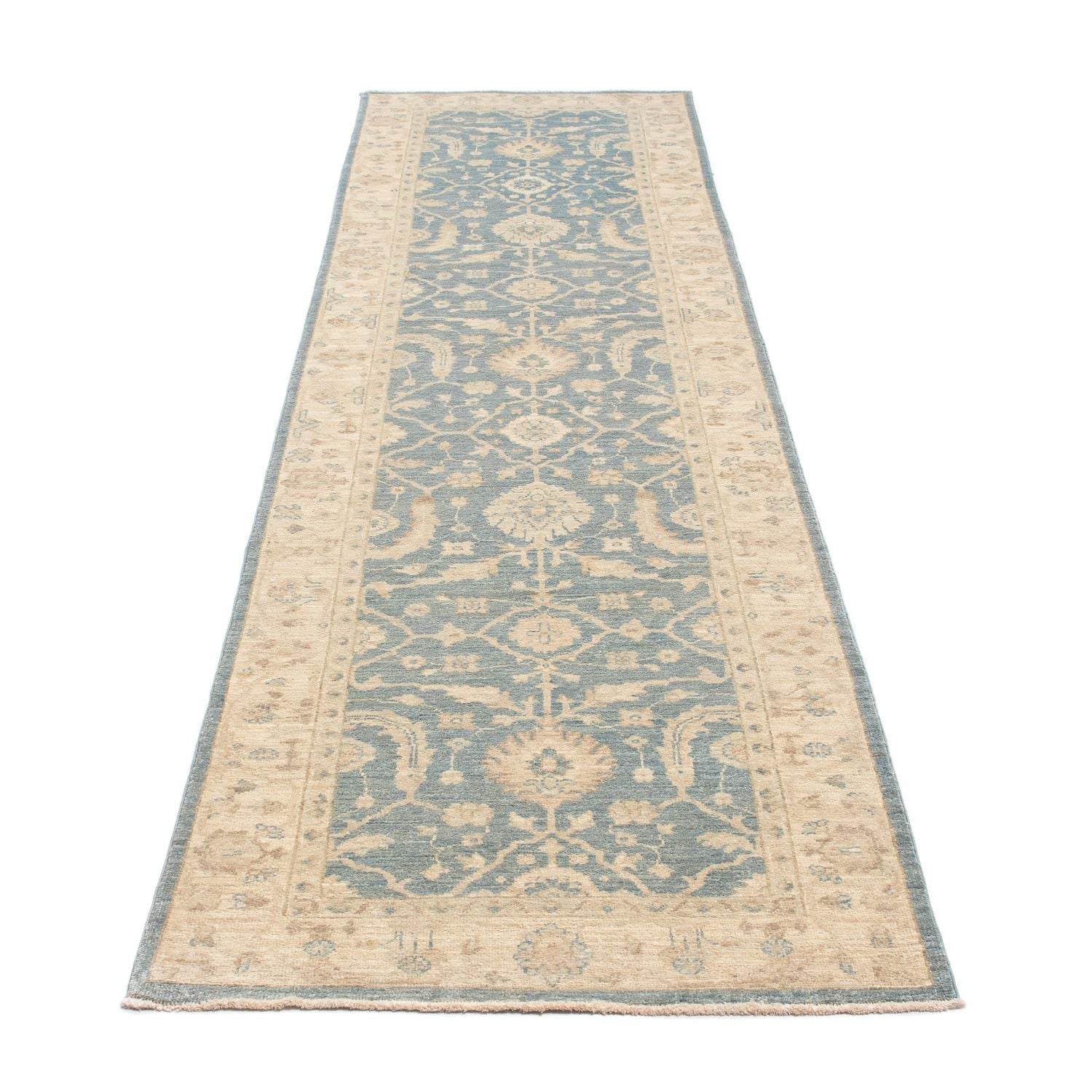 Alfombra de pasillo Alfombra Ziegler - 300 x 80 cm - azul claro