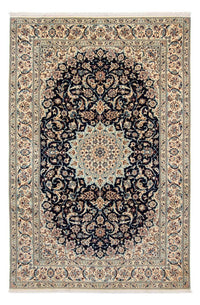 Alfombra persa - Nain - 302 x 199 cm - negro