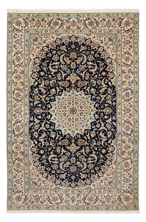 Alfombra persa - Nain - 302 x 199 cm - negro