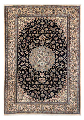 Alfombra persa - Nain - 290 x 204 cm - negro