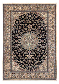 Alfombra persa - Nain - 290 x 204 cm - negro