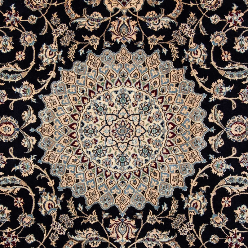 Alfombra persa - Nain - 290 x 204 cm - negro