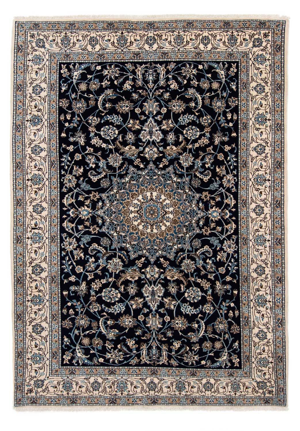 Alfombra persa - Nain - 290 x 201 cm - negro