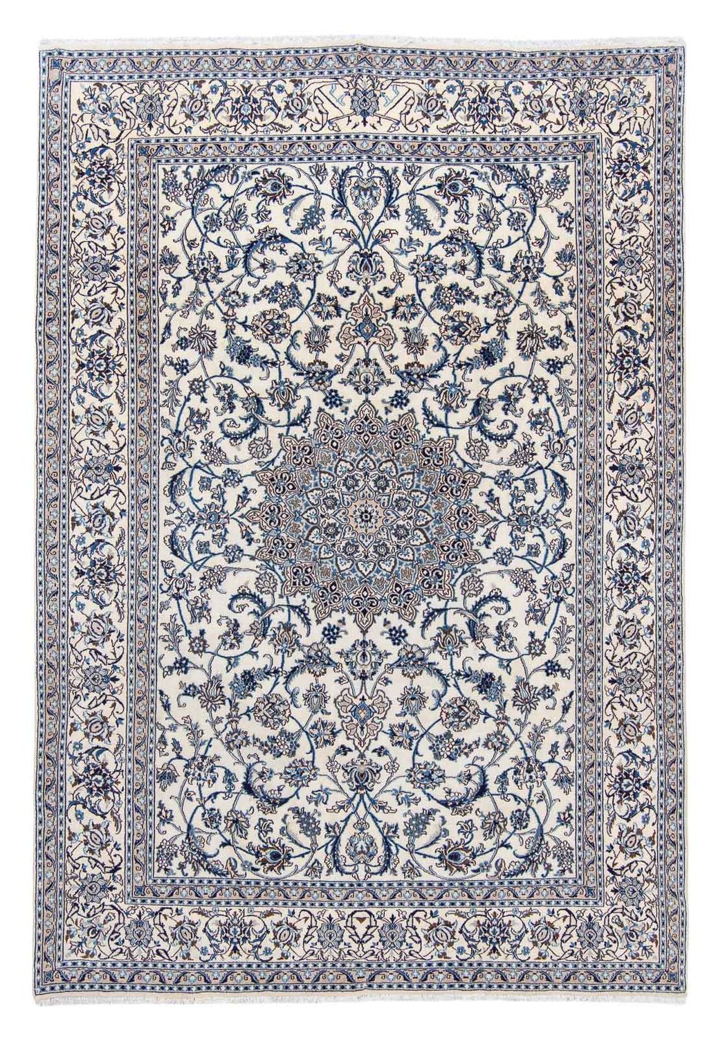 Alfombra persa - Nain - 291 x 199 cm - beige