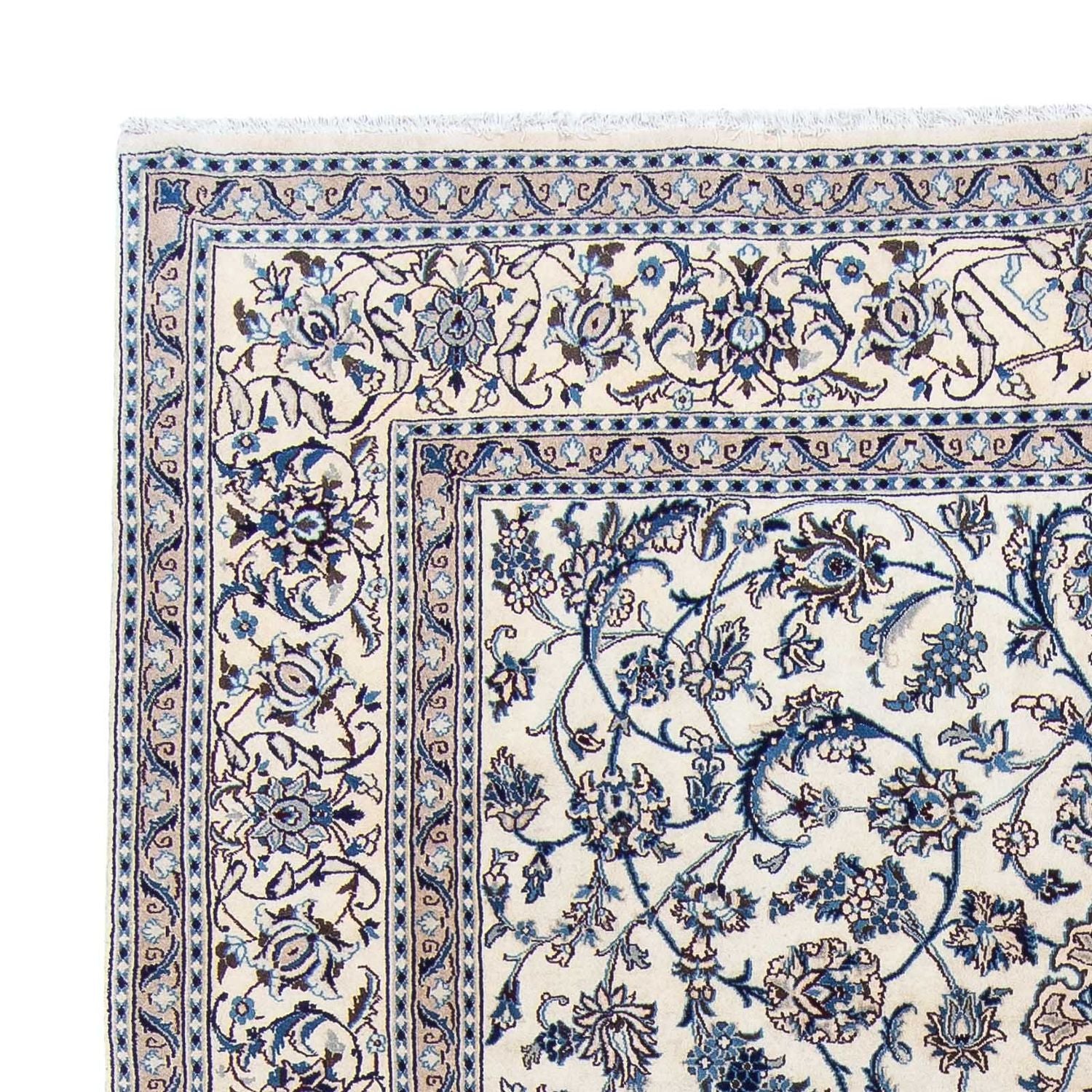 Alfombra persa - Nain - 291 x 199 cm - beige