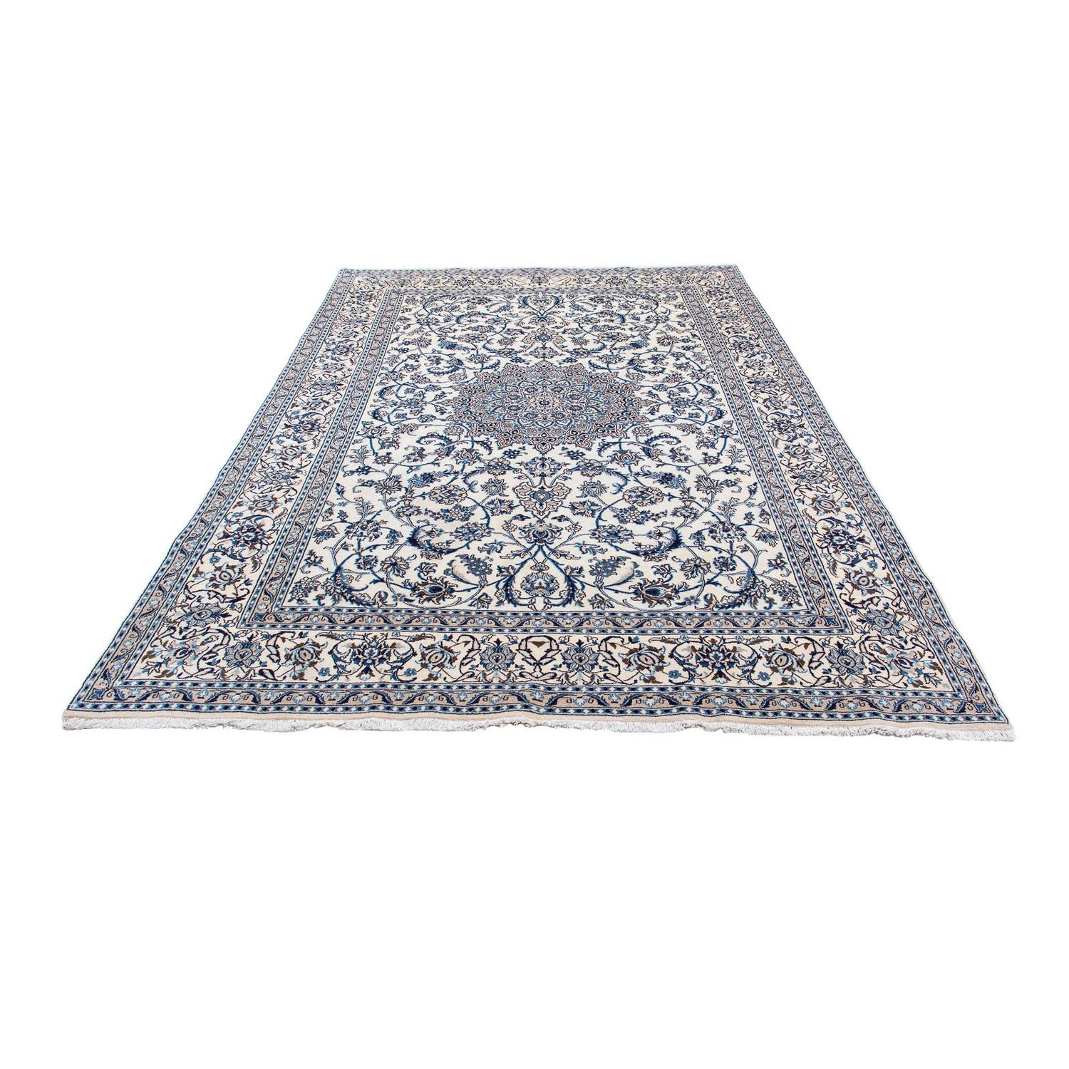 Alfombra persa - Nain - 291 x 199 cm - beige