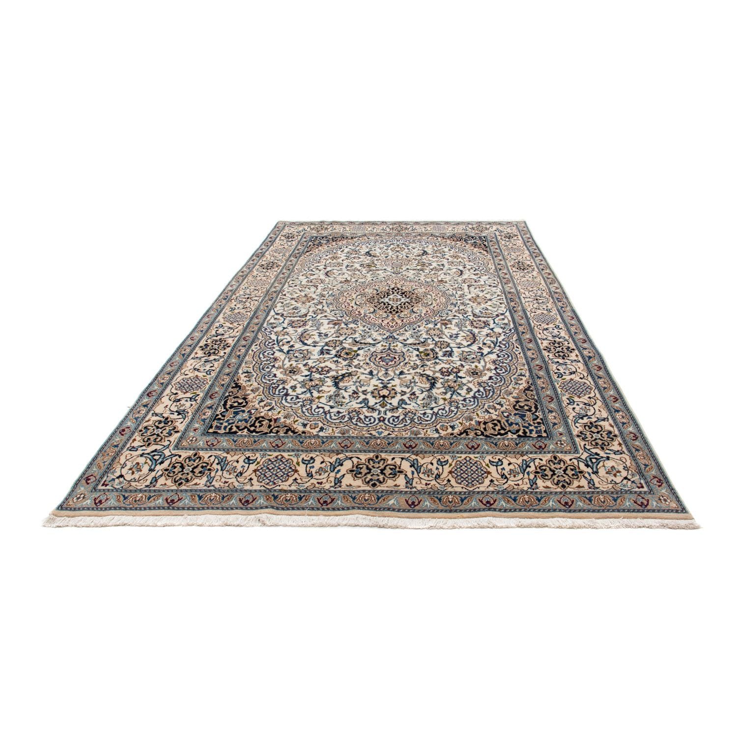 Alfombra persa - Nain - 297 x 196 cm - beige