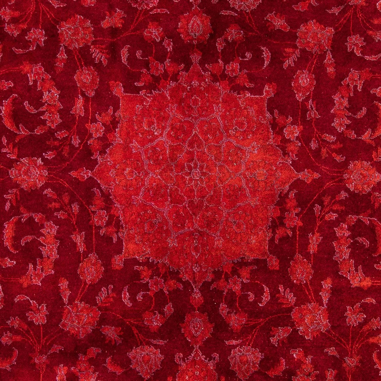 Alfombra persa - Nain - 288 x 195 cm - rojo oscuro