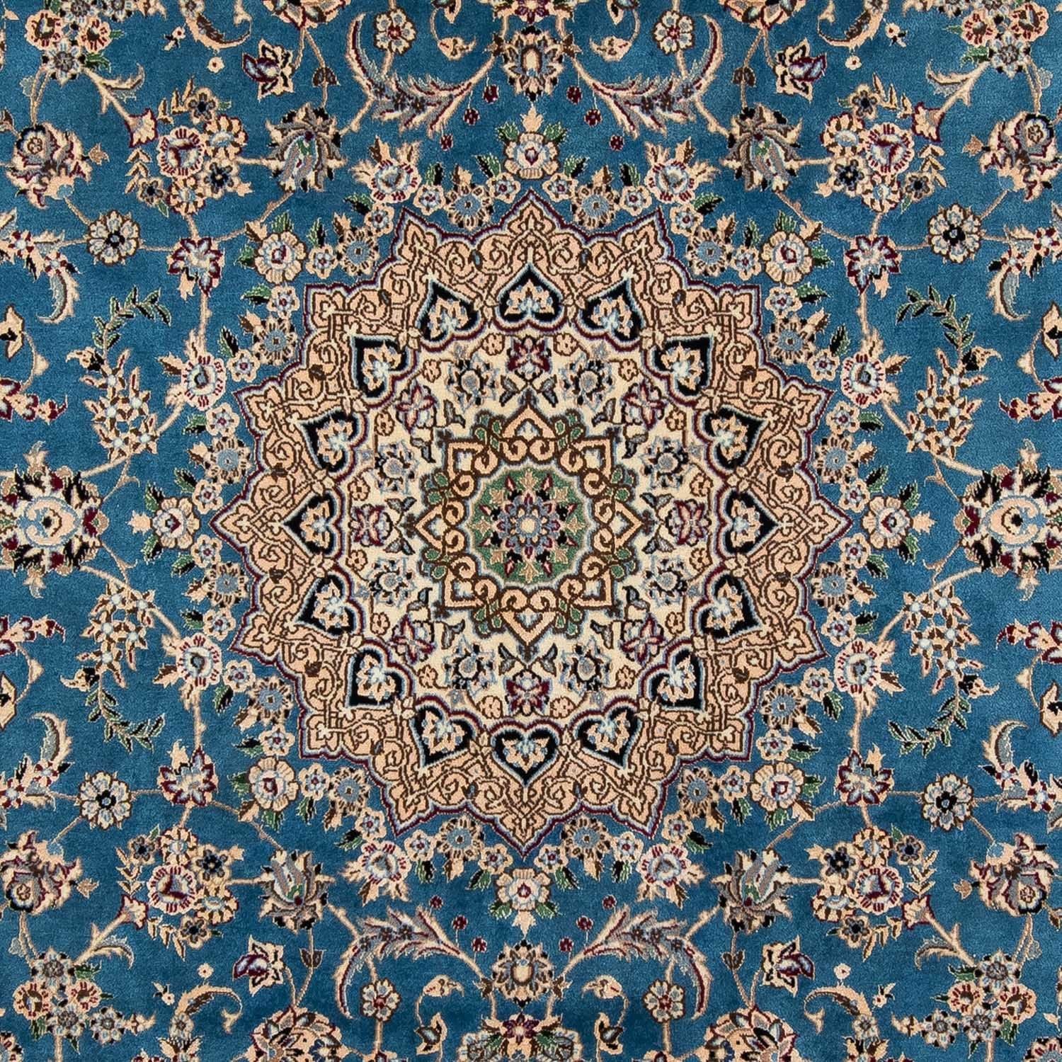 Alfombra persa - Nain - 296 x 197 cm - azul