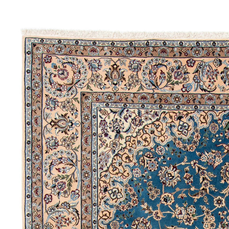 Alfombra persa - Nain - 296 x 197 cm - azul