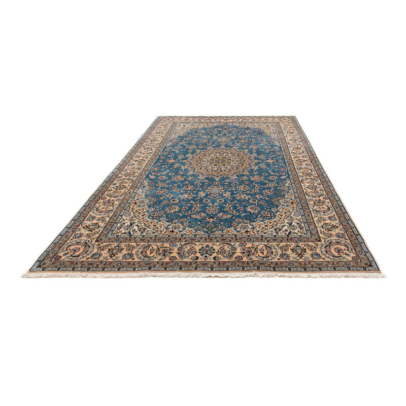 Alfombra persa - Nain - 296 x 197 cm - azul