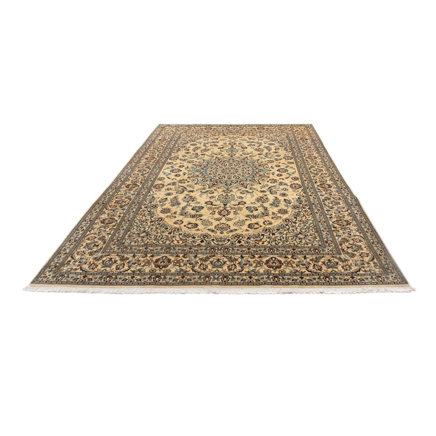 Alfombra persa - Nain - 299 x 199 cm - beige