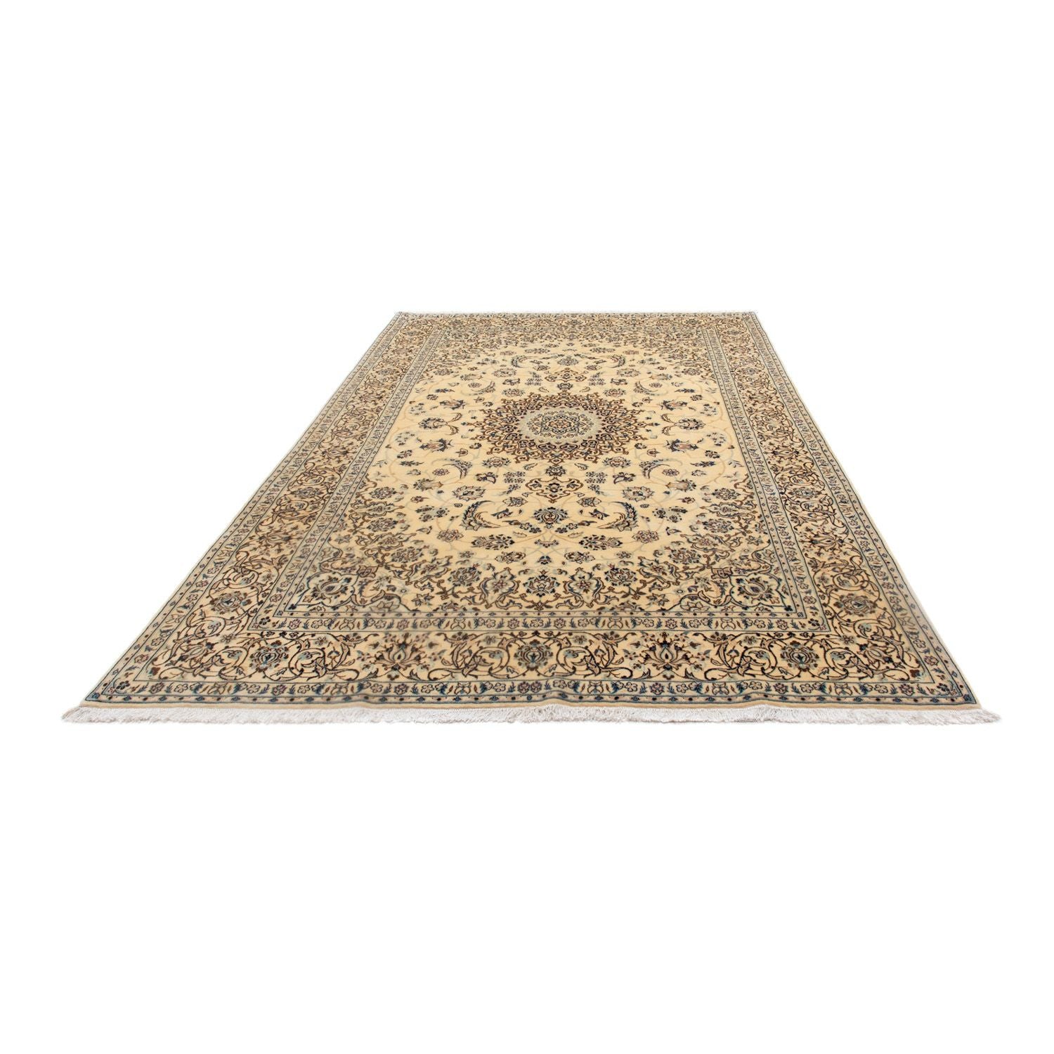 Alfombra persa - Nain - 299 x 199 cm - beige