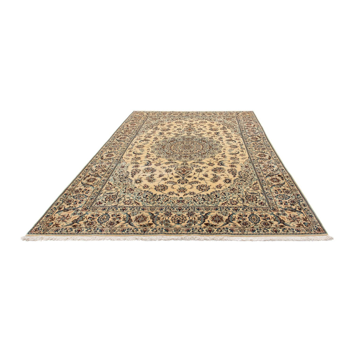 Alfombra persa - Nain - 289 x 197 cm - beige