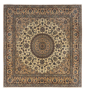 Alfombra persa - Nain cuadrado  - 307 x 296 cm - beige