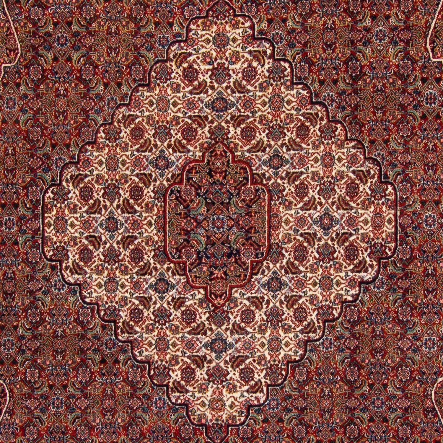 Alfombra persa - Nain - 323 x 256 cm - rojo oscuro