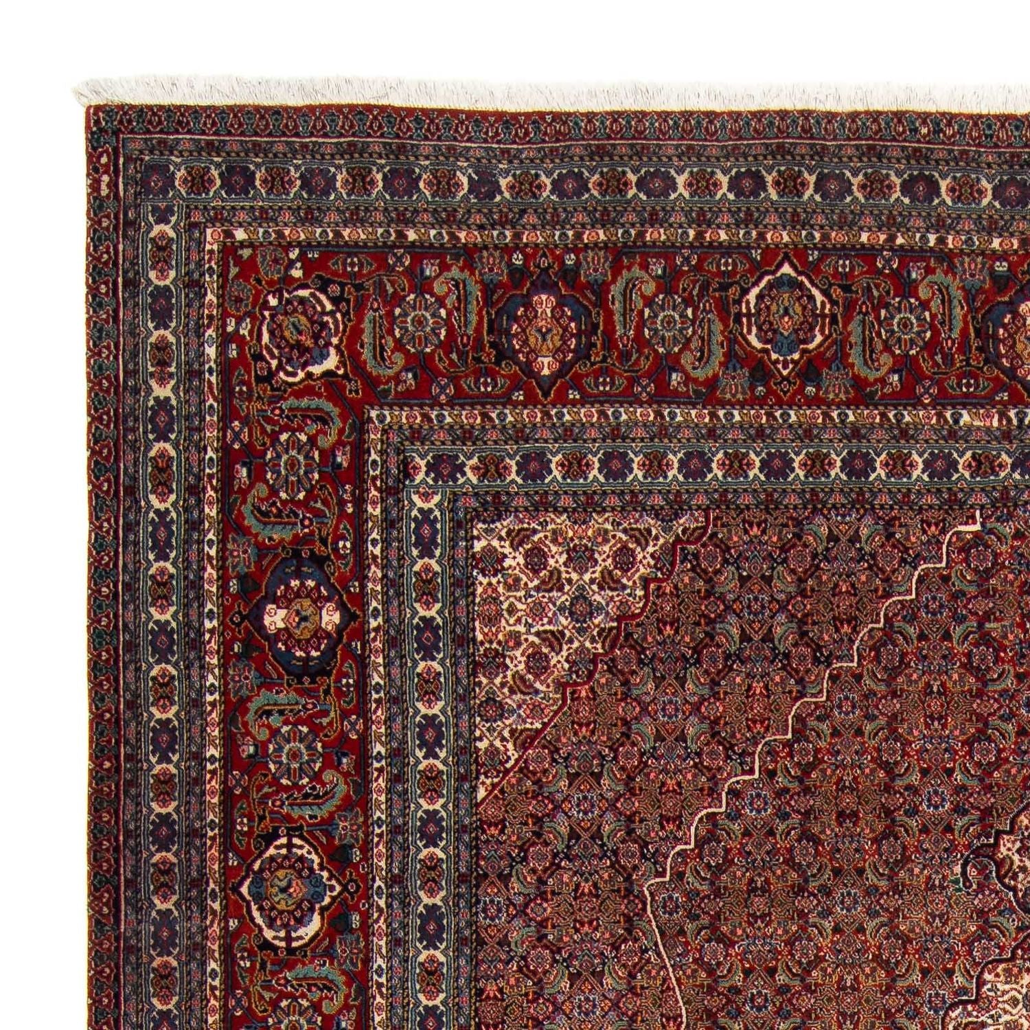 Alfombra persa - Nain - 323 x 256 cm - rojo oscuro