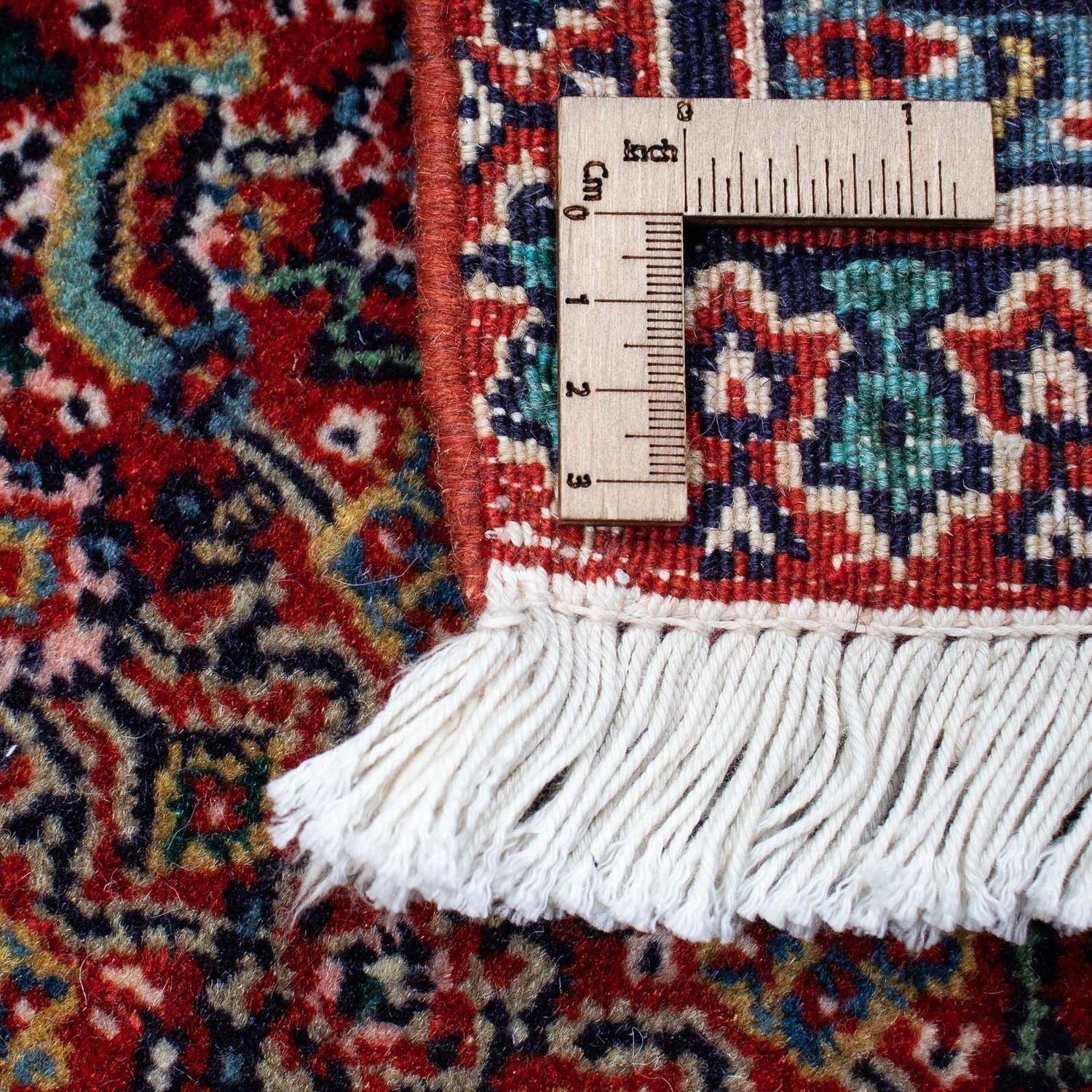 Alfombra persa - Nain - 323 x 256 cm - rojo oscuro