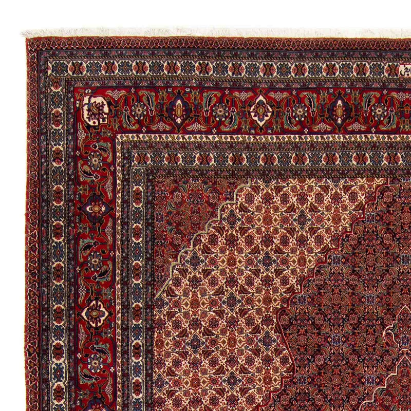 Alfombra persa - Nain - 335 x 263 cm - rojo oscuro
