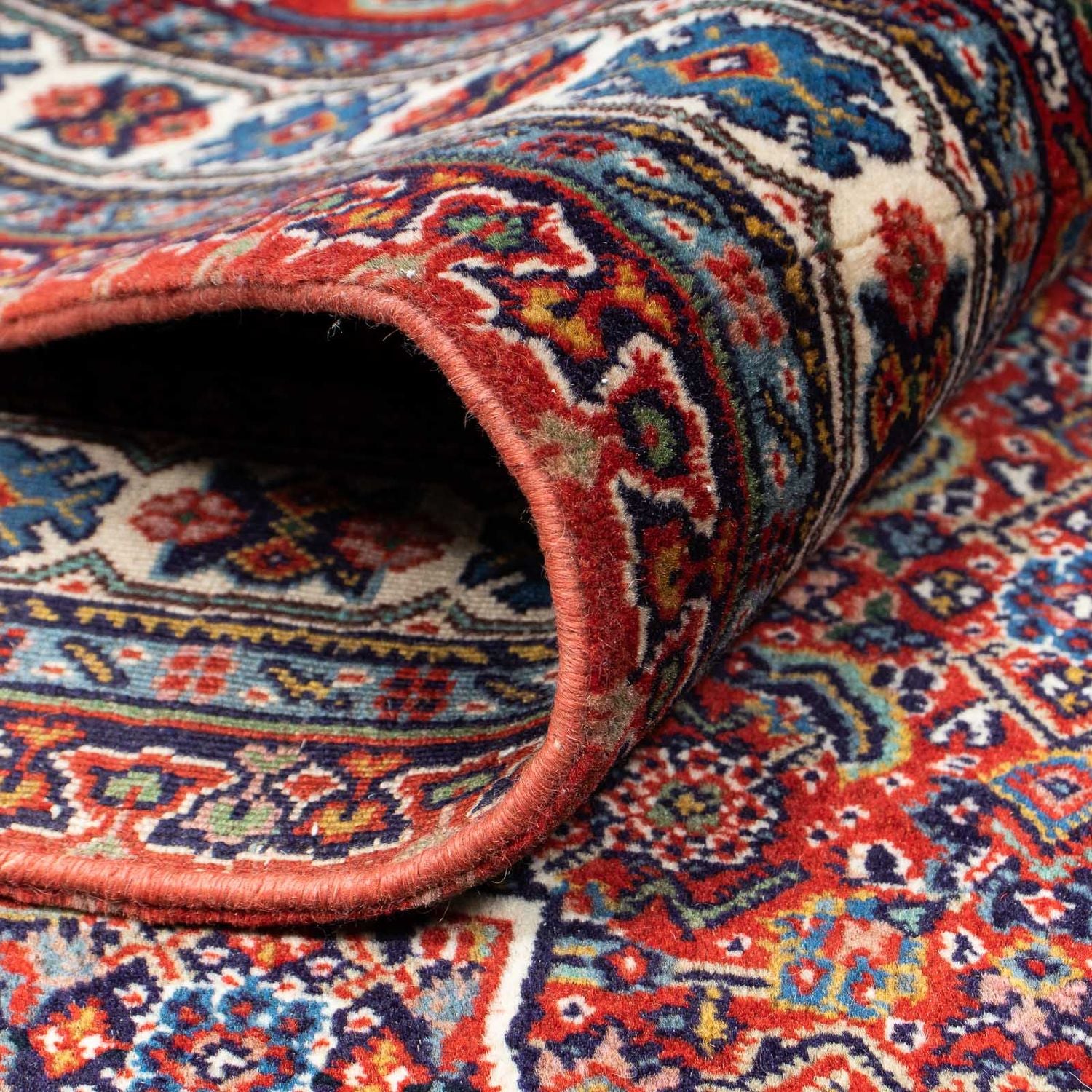 Alfombra persa - Nain - 335 x 263 cm - rojo oscuro