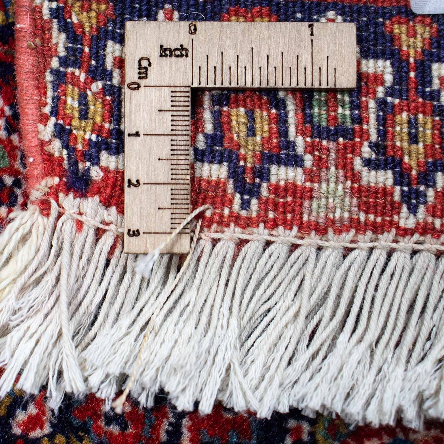 Alfombra persa - Nain - 335 x 263 cm - rojo oscuro