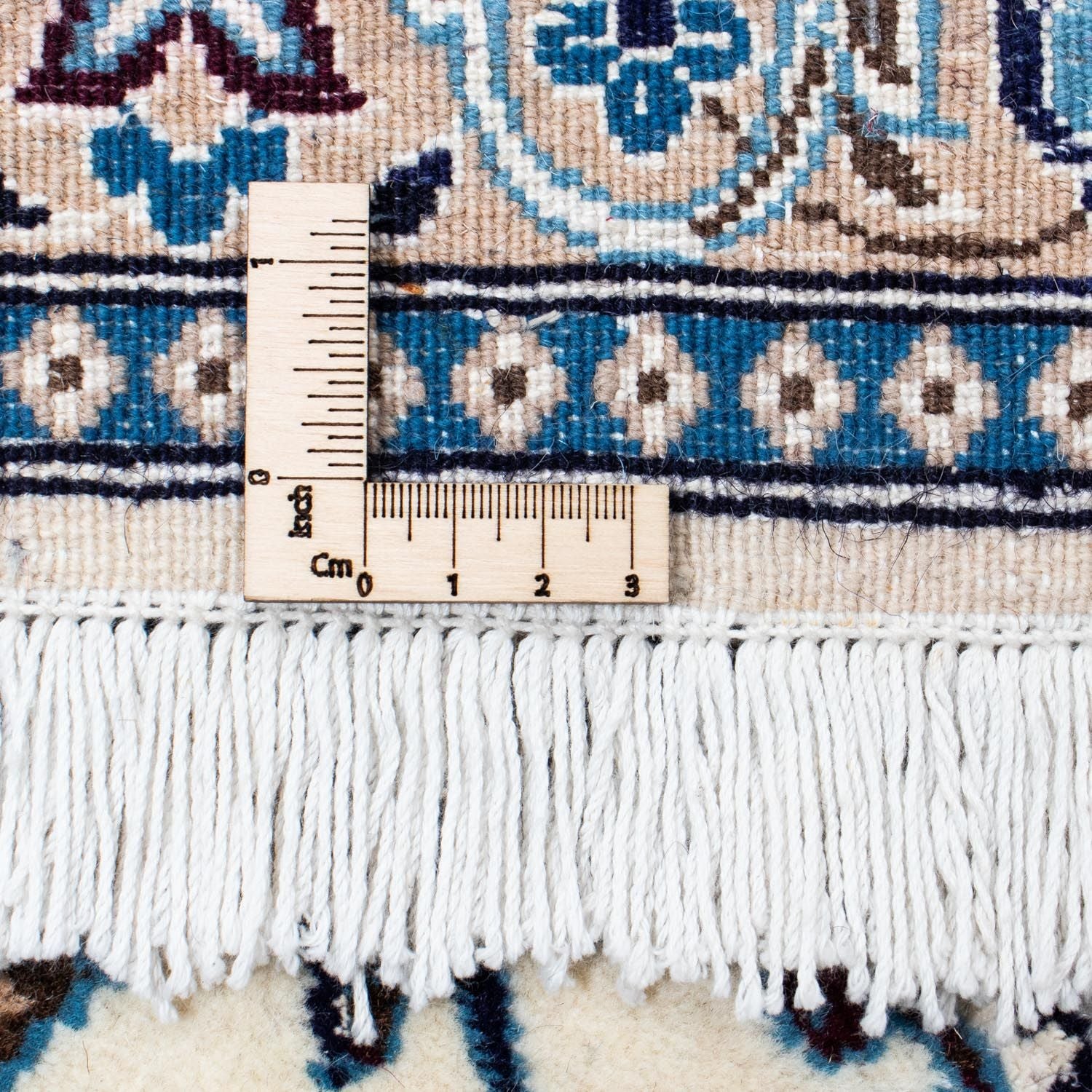 Alfombra persa - Nain - 319 x 201 cm - beige