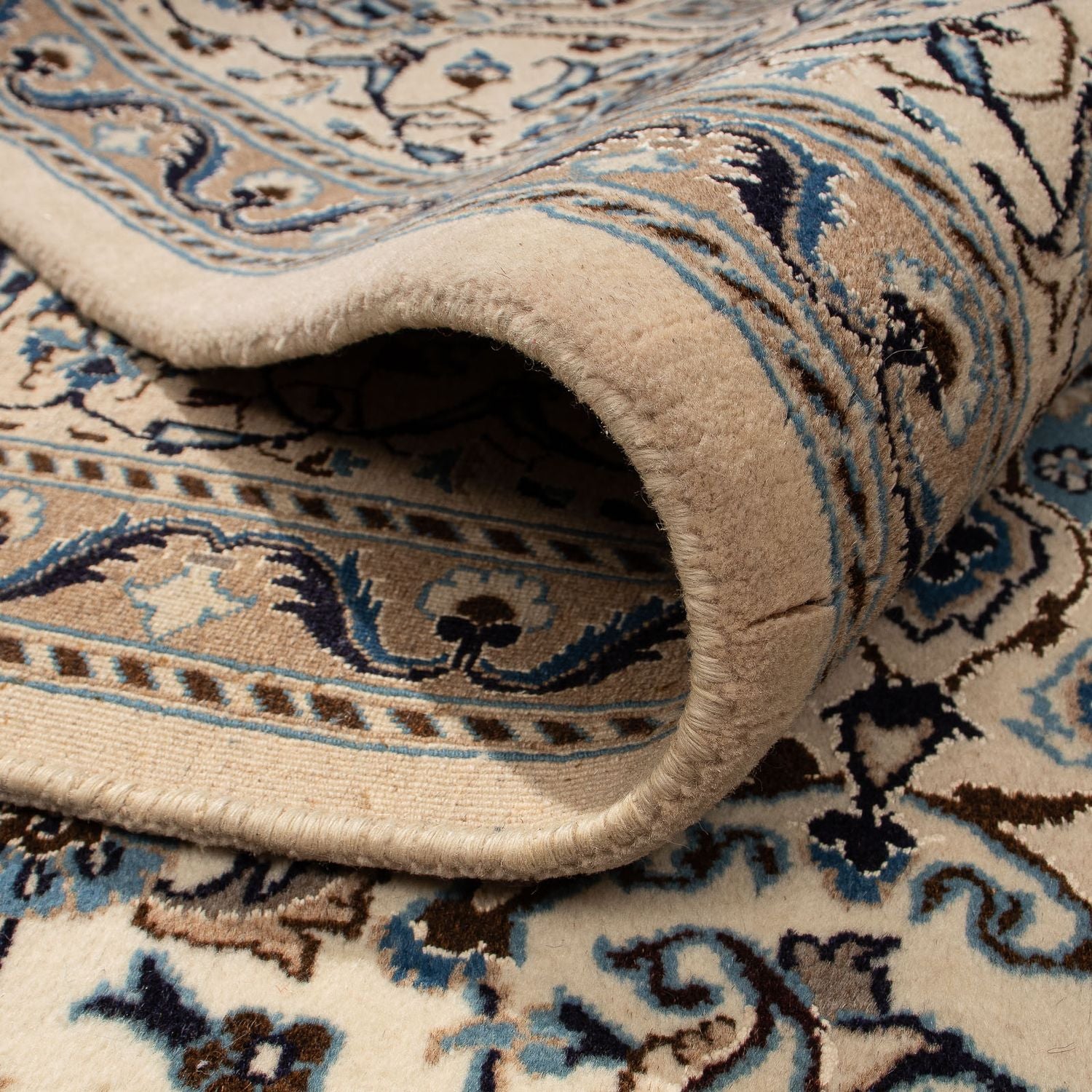 Alfombra persa - Nain - 289 x 200 cm - beige