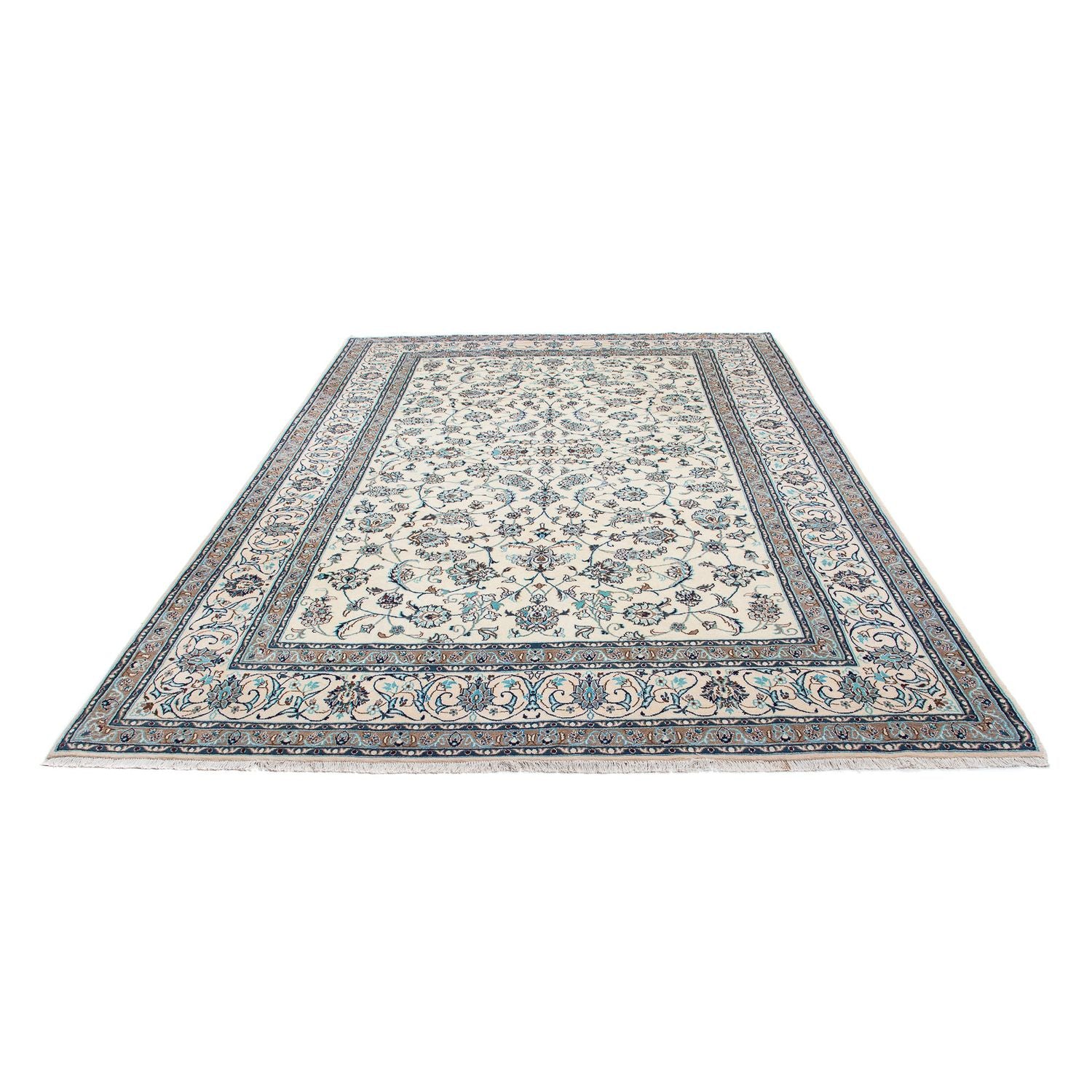 Alfombra persa - Nain - 306 x 202 cm - beige