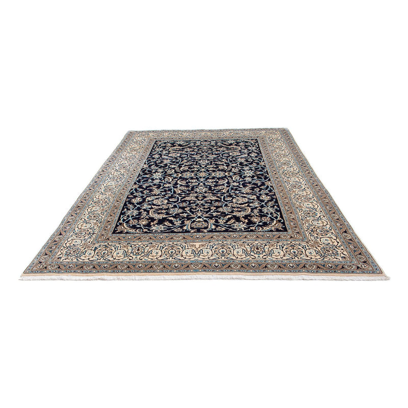 Alfombra persa - Nain - 280 x 199 cm - azul oscuro