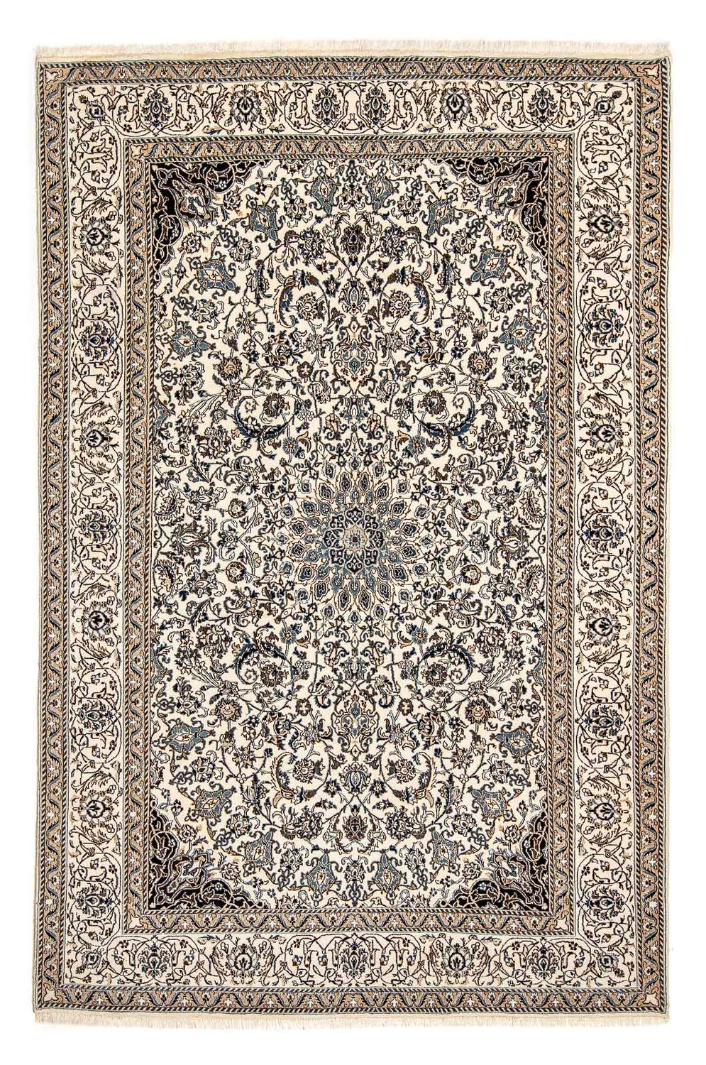 Alfombra persa - Nain - 291 x 196 cm - beige