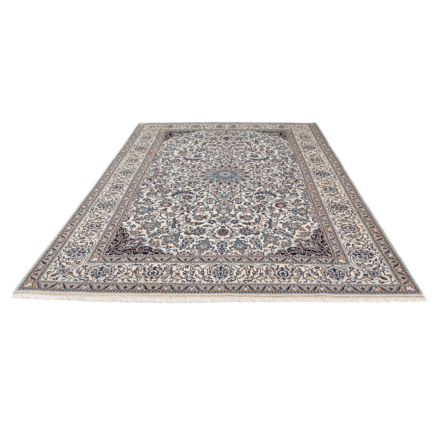 Alfombra persa - Nain - 291 x 196 cm - beige