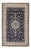 Alfombra persa - Nain - 297 x 194 cm - azul oscuro