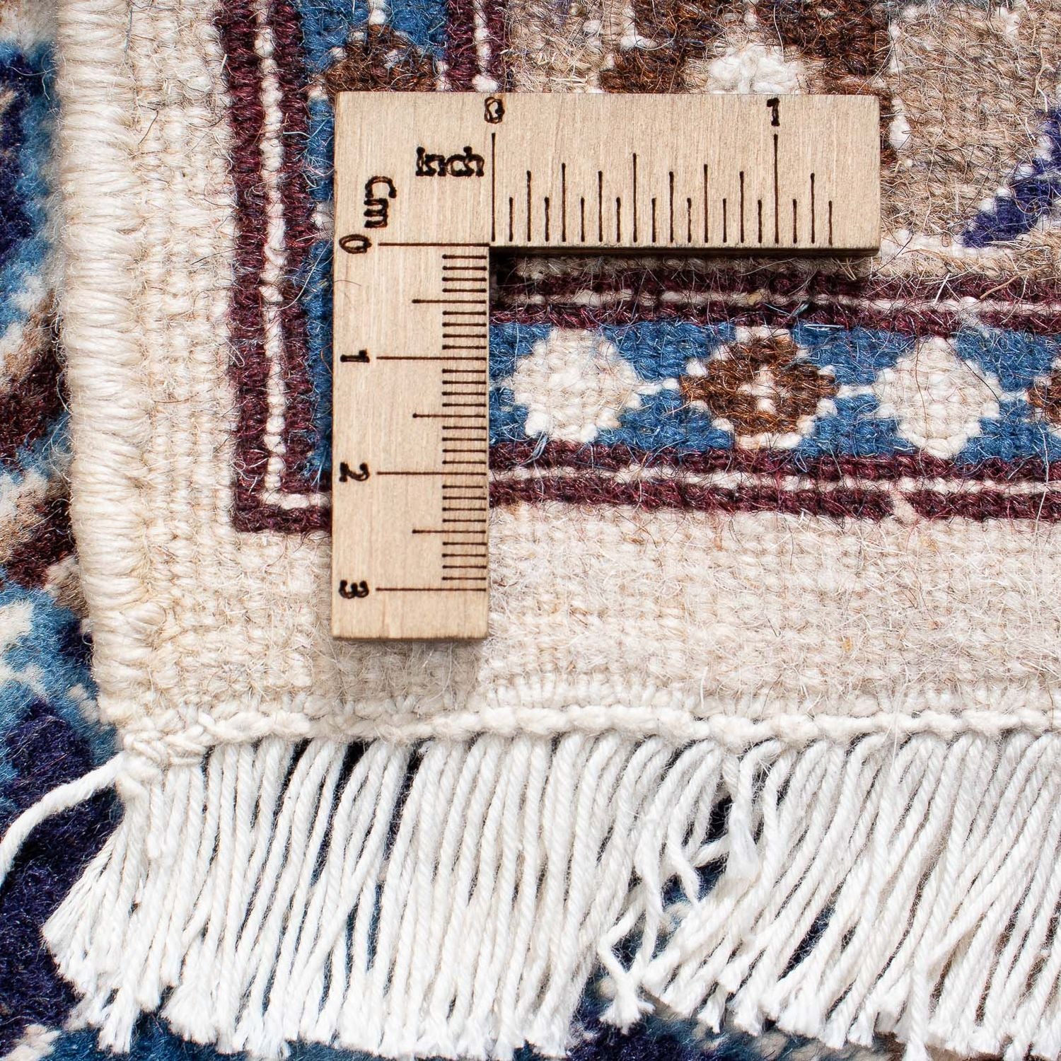 Alfombra persa - Nain - 297 x 194 cm - azul oscuro
